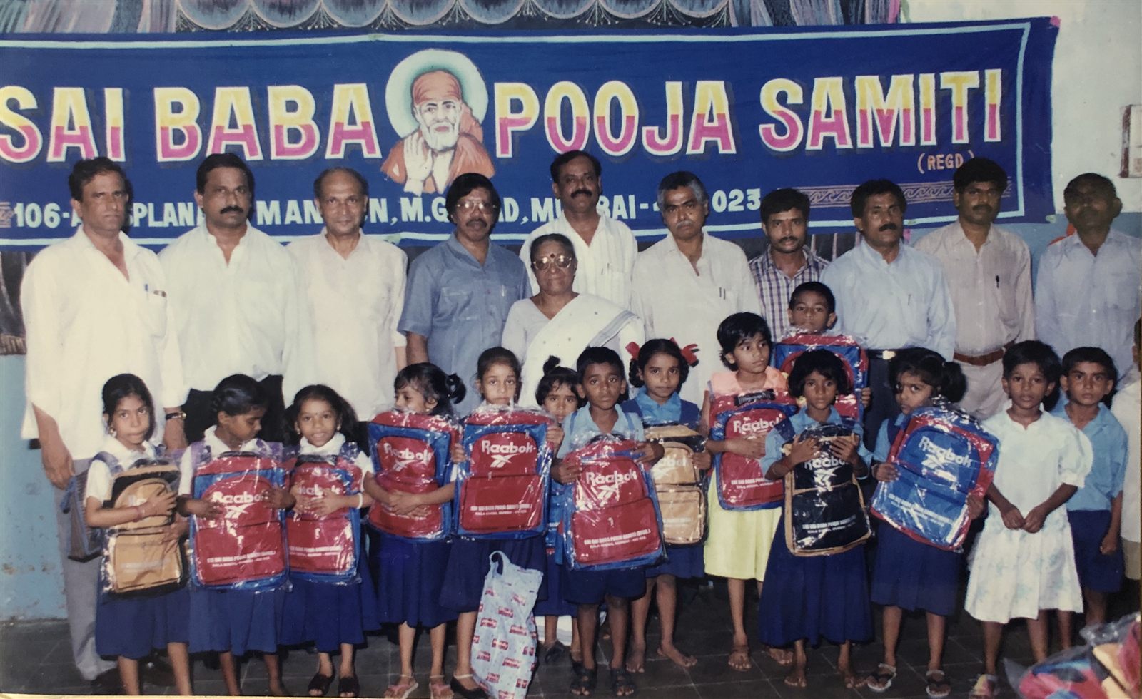 School bag distribution